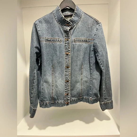 Vintage Havana Jacks Cafe Jean Jacket 100% cotton Womens XL - Picture 2 of 10